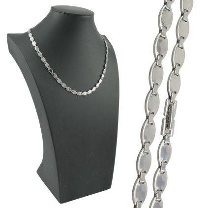 Řetízek z chirurgické oceli stříbrný - Gwen