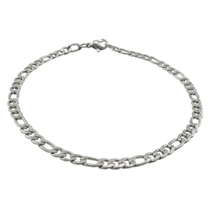 Řetízkový náramek z chirurgické v zor Figaro 4 mm - Enzo