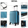 21860 5 set kufru rodinny plastovy cestovni modry