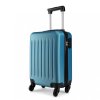 21860 3 set kufru rodinny plastovy cestovni modry