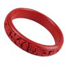 Damsky červený  obručový náramok  - Xena