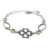 Náramok štvorlístok zelený