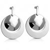 Náušnice visiace výrazné kruhy z chirurgickej ocele - Coloseum