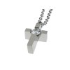 Oceľová retiazka s príveskom kríž s očkom Anabelle