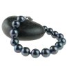Perlový náramok modrý Shell perly 10 mm - Cameron