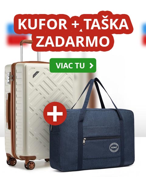 Akcia kufor + taška zadarmo