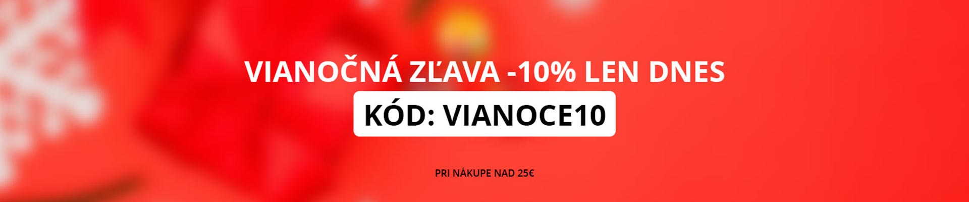 Vianočná zľava - 10%