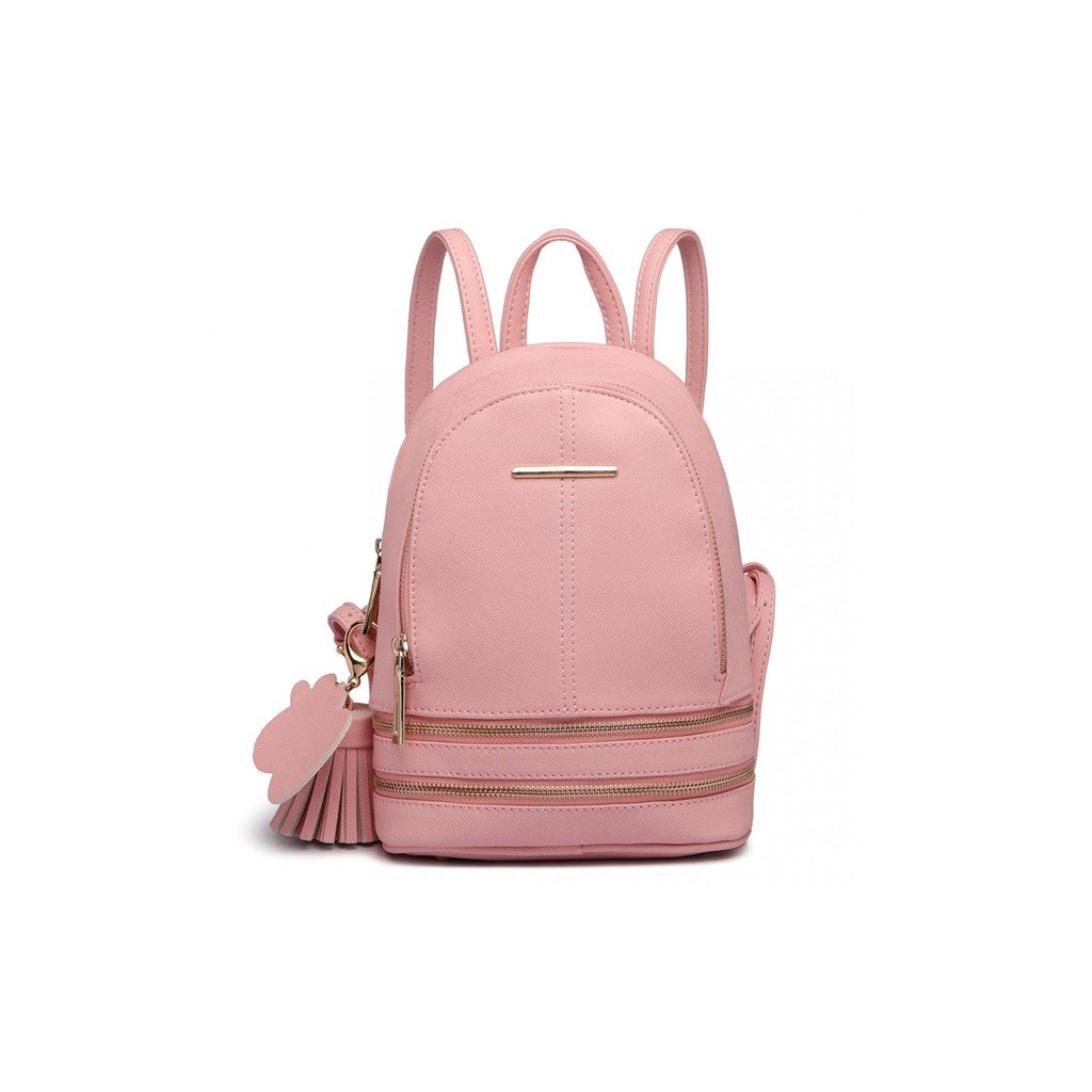 15782 ruksak mini stylovy eko kozeny ruzovy