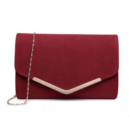 17840 kabelka semisova listova clutch cervena