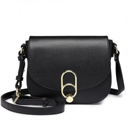 20672 kabelka saddle crossbody s doplnkami cierna