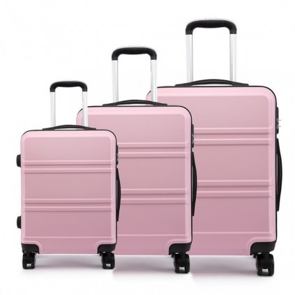 21362 set cestovnych kufrov ariel ruzovy