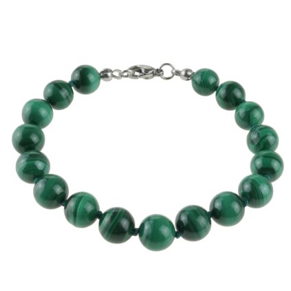 Náramok z polodrahokamu Malachit