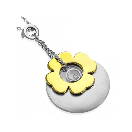 Dámska retiazka s trojitým príveskom z ocele Susan