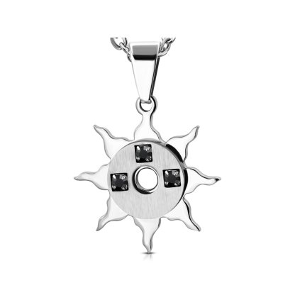 Dámska retiazka z chirurgickej ocele s príveskom slnko