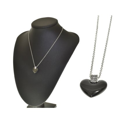 Dámska retiazka z chirurgickej ocele s príveskom srdiečko - Fantasy II.