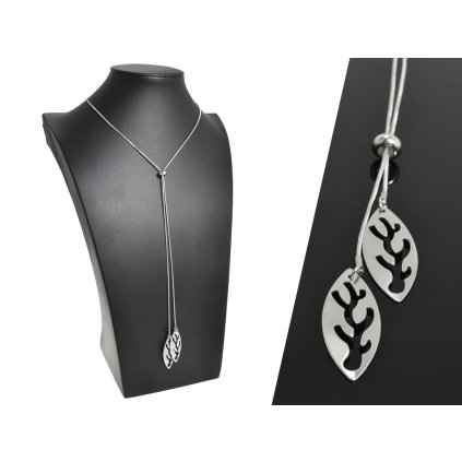 Dámske retiazka z chirurgickej ocele Leaf