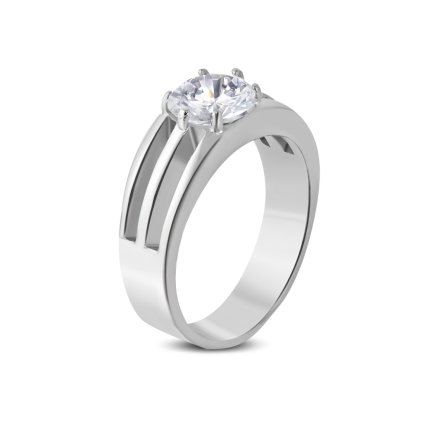 Dámsky prsteň z chirurgickej ocele s veľkým očkom/Prstene z chirurgickej ocele