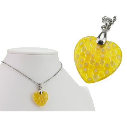 Detská retiazka s príveskom srdce z chirurgickej ocele