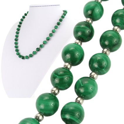 Náhrdelník malachit