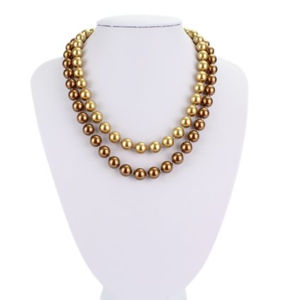 704 nahrdelnik perlovy dvojfarebny shell perly