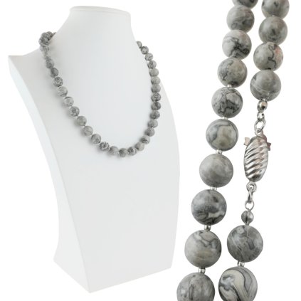 Náhrdelník z minerálu Jaspis Fancy 10 mm