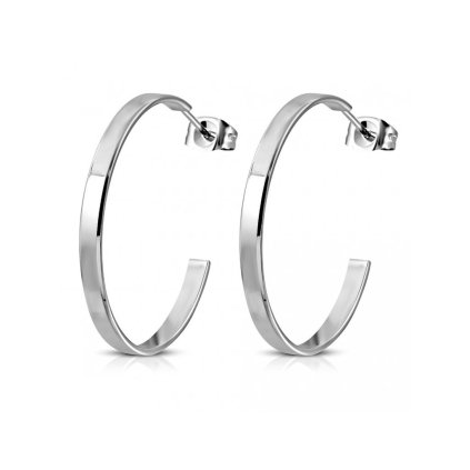 Dámske náušnice kruhy z chirurgickej ocele