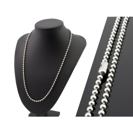 Pánska oceľová retiazka strieborná - Patrizio
