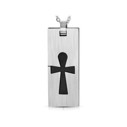 Pánska retiazka s príveskom kríž Ankh z chirurgickej ocele - Charm II.