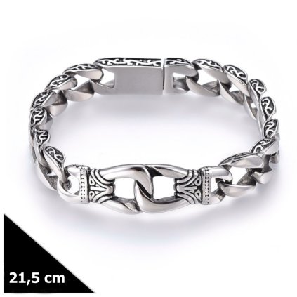 Pánsky mohutný náramok „Nordický drak“