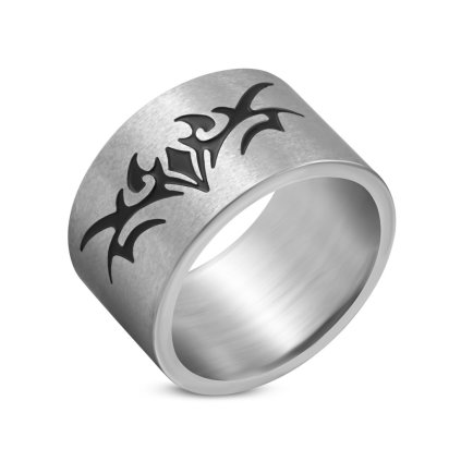 Pánsky prsteň z chirurgickej ocele matný/Prstene z chirurgickej ocele