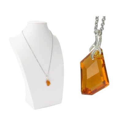 Dámska retiazka s príveskom Topaz Made with Swarovski