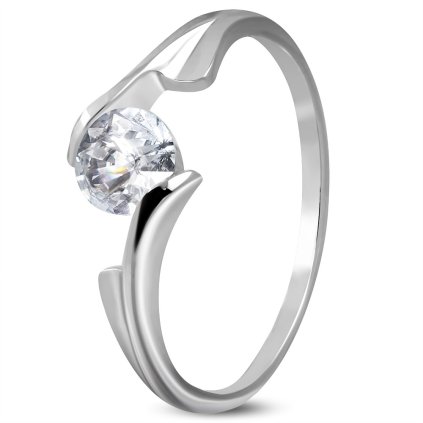 Prsteň s očkom čírej farby/prstene z chirurgickej ocele