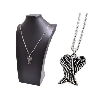 Retiazka s príveskom anjelské krídla z chirurgickej ocele