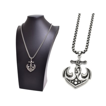 Retiazka s príveskom kotva z chirurgickej ocele