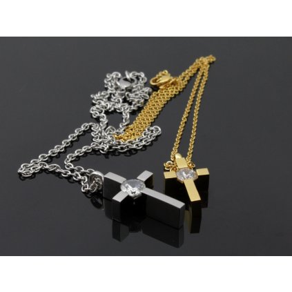 Retiazka s príveskom kríž - partnerský