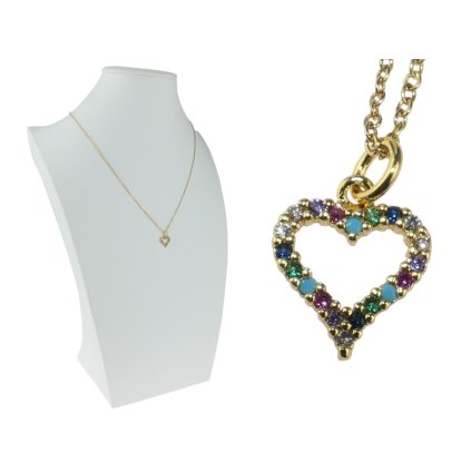 Retiazka s príveskom srdiečko v zlatom prevedení