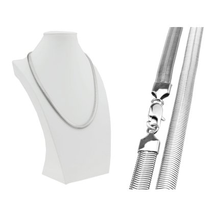 Retiazka z chirurgickej ocele hadí vzor - Charlotte IV.