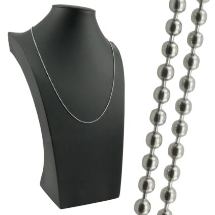 Retiazka z chirurgickej ocele v military štýle - 1,5 mm