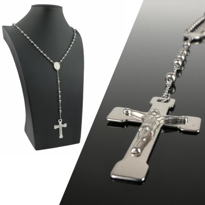 ruženec z chirurgickej ocele