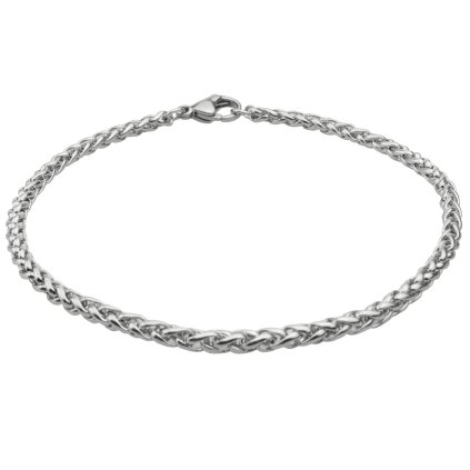 Strieborný náramok z chirurgickej ocele - Marco