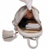 15812 3 ruksak mini stylovy eko kozeny sivy