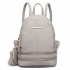 15812 ruksak mini stylovy eko kozeny sivy