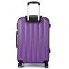 17759 2 set kufrov tri kusy kufrov na cestovanie unisex fialove