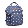 21245 1 ruksak baby pre maminky bodkovany modry