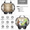 24065 3 ruksak pre mamicky s usb prakticky sivy