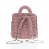 Kabelka - háčkovaná elsie, staroružová