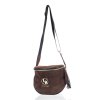 29786 1 kabelka l biaggi ovalna s logom hneda