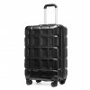 30128 cestovny kufor maly abs plastovy cierny