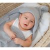 Spací vak pre bábätko úpletový šedý