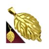Dámska retiazka s príveskom z ocele v zlatej farbe Golden Leaf II.